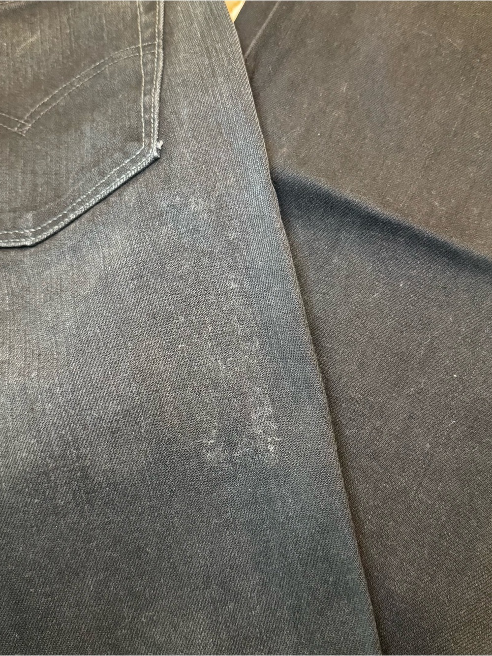 Levi's Men's Black Straight Jeans 38x30 - Picture 2 of 9